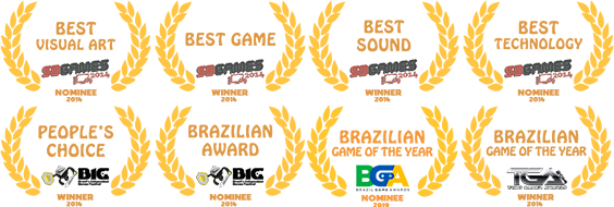 Awards received by the game Aritana and the Harpy's Feather