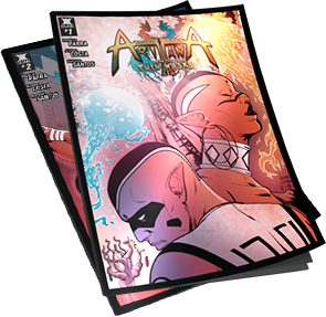Capa do quadrinho do jogo Aritana e as Máscaras Gêmeas