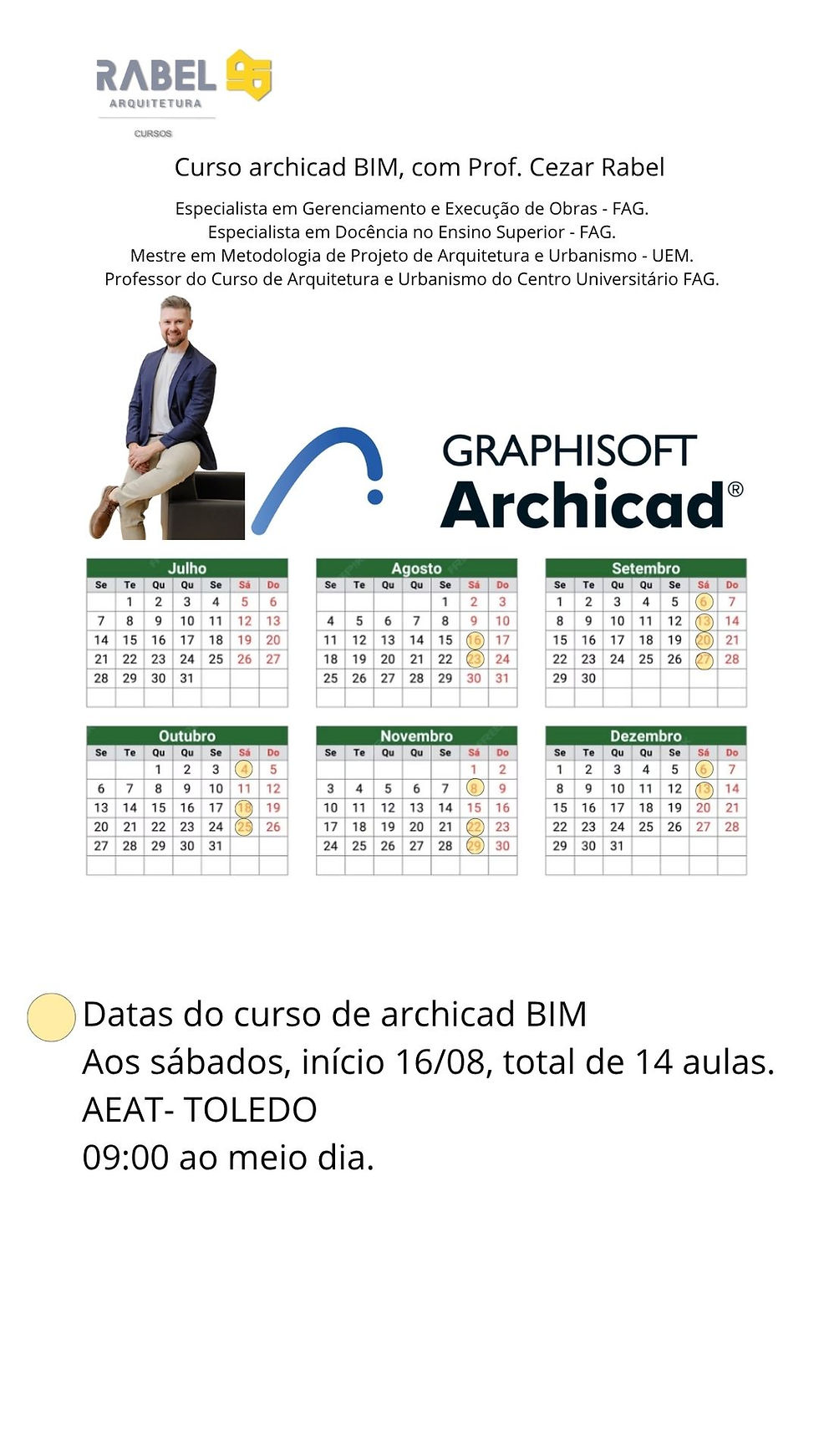 Curso Archicad Toledo, Paraná