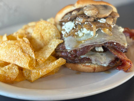 Mushroom & Swiss Smash Burger