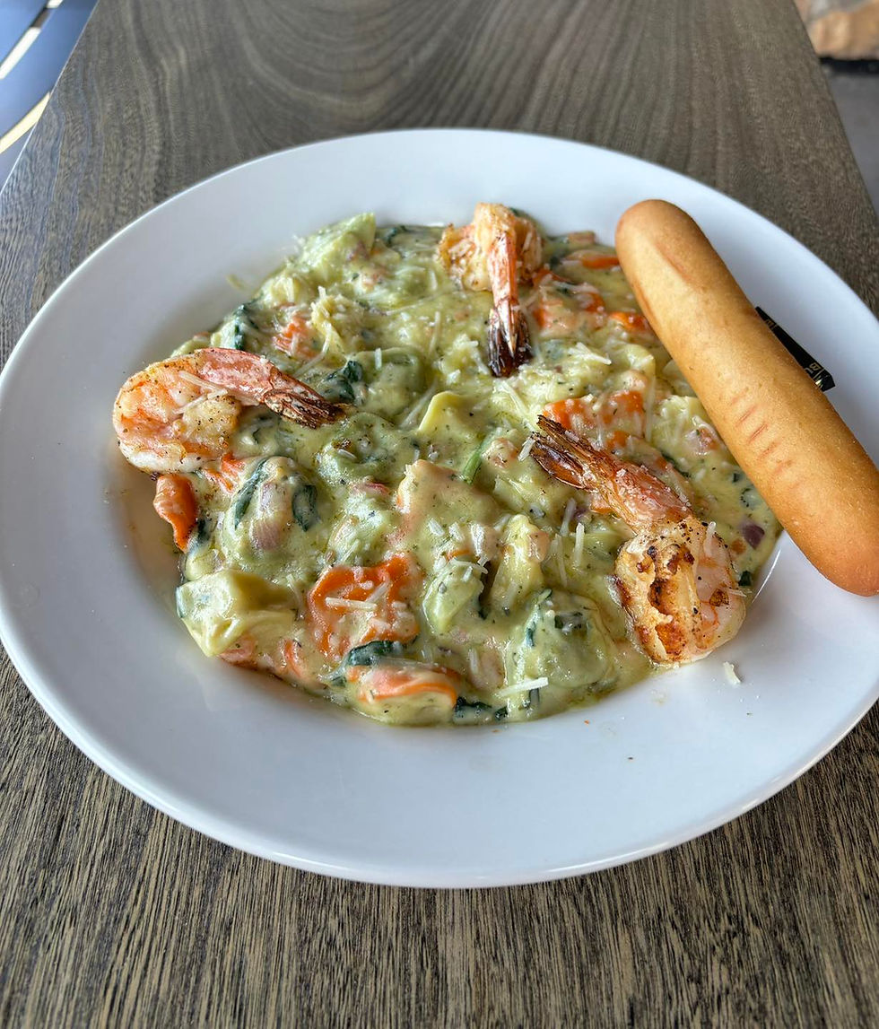 Shrimp Pesto Tortellini