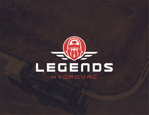 Legends Hydrovac Logo Design