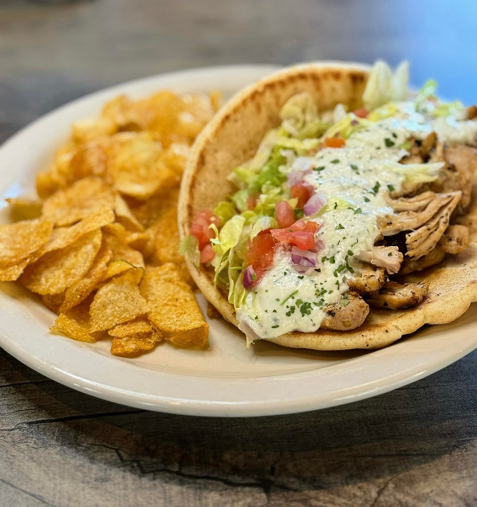 Greek Chicken Gyros