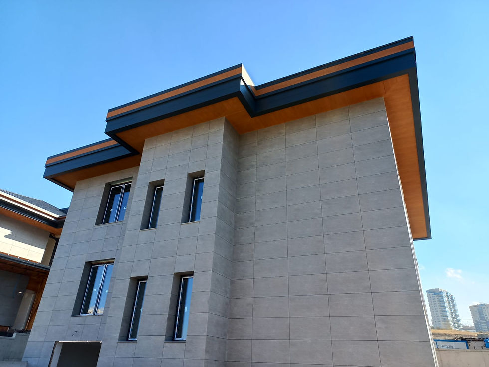 Fiber Cement Saçak Altı Projemiz