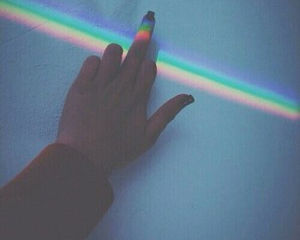 Rainbow Finger Wallpaper