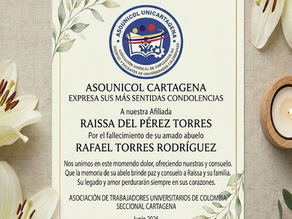 Nota de Condolencias