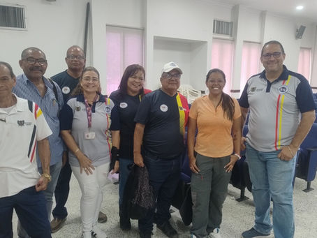 Junta Directiva de Asounicol Cartagena con Luisa Fernanda Ramírez Cuervo de Asounicol Bogotá