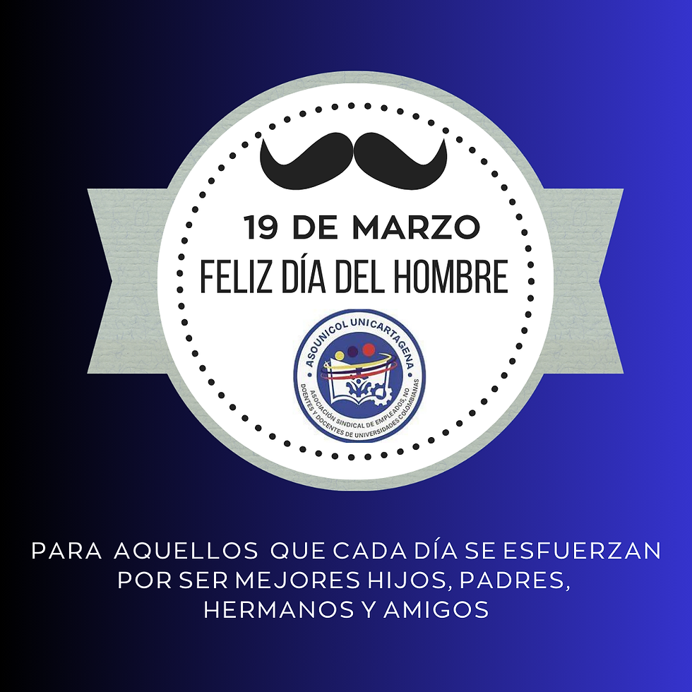Afiche por el Día del Hombre