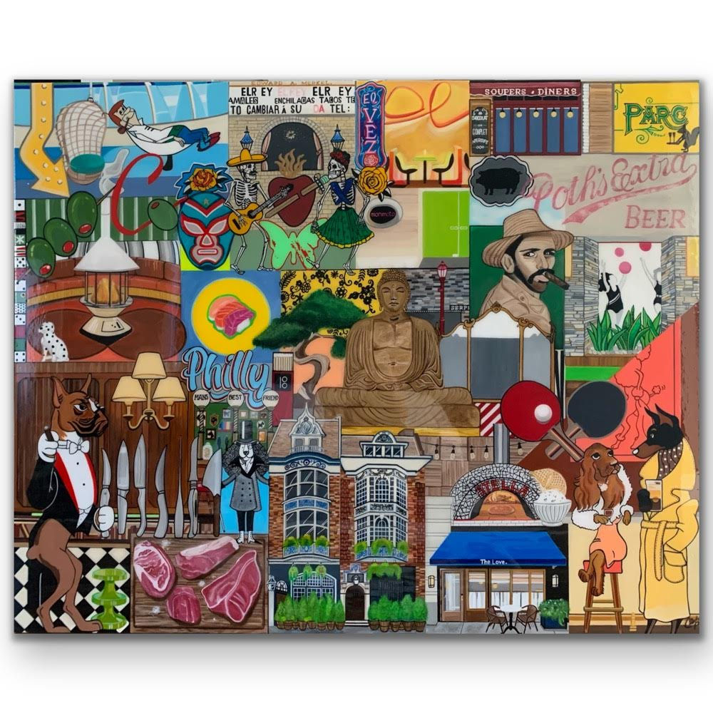 STARRgazing (original painting)