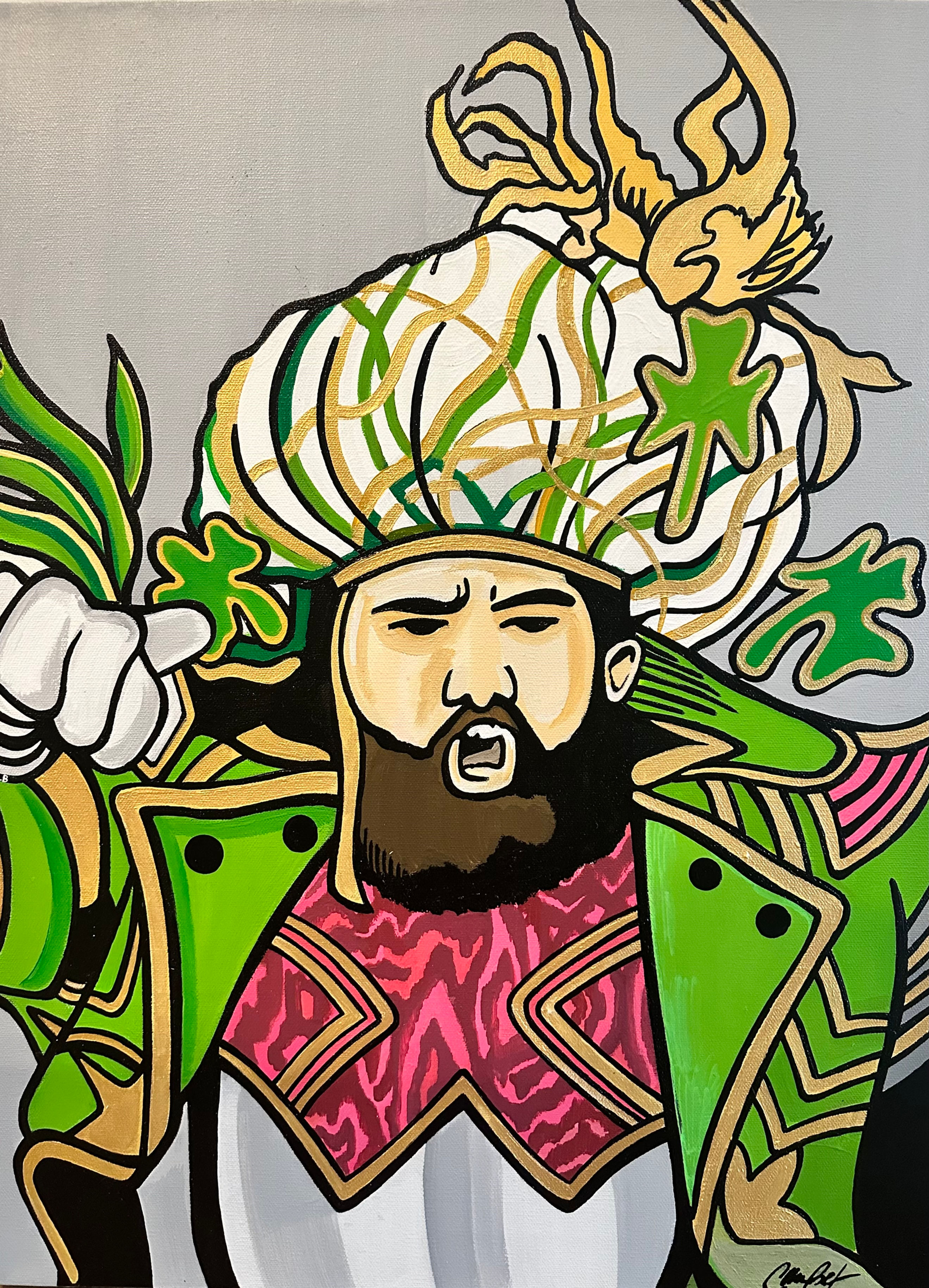 Jason Kelce (original painting)