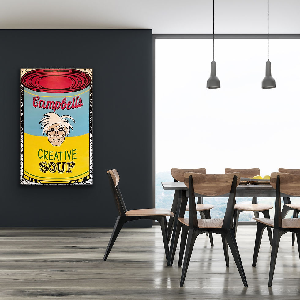 Thumbnail: Creative Soup (original painting), 45"x30"