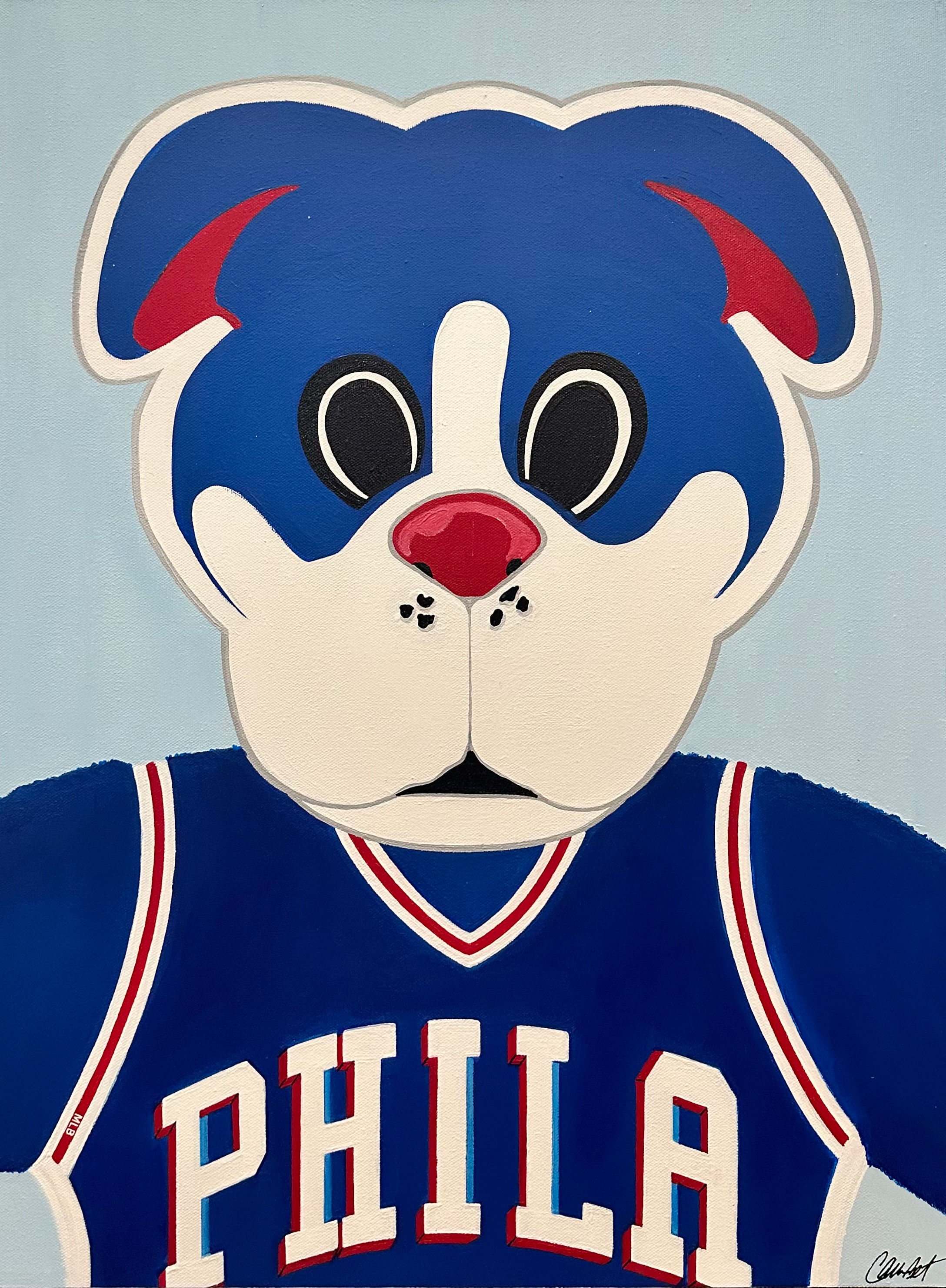Sixersss Franklin (original painting)