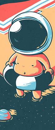 Swimming Astronaut