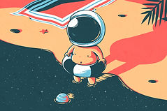 Swimming Astronaut