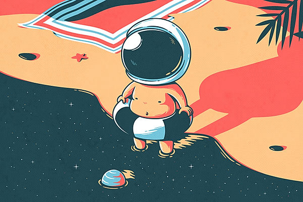 Swimming Astronaut