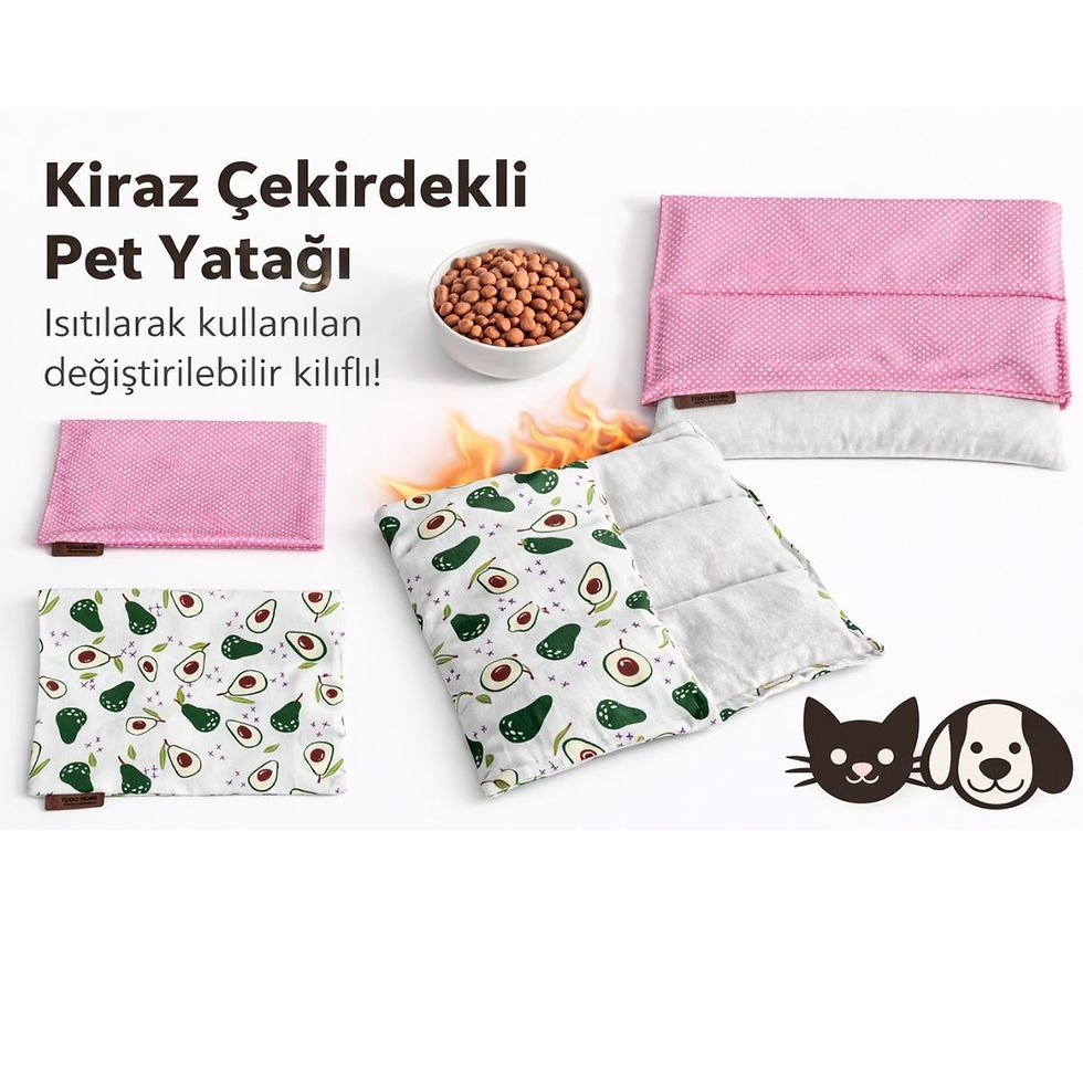 Küçük resim: Kiraz Çekirdekli Isıtmalı Kedi & Köpek Yatağı – 2 Kılıflı ( Pembe  ) kopyası