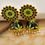 Thumbnail: Floral Meenakari Jhumka Earrings