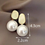 Thumbnail: Western Big White Pearl Dangler Earring