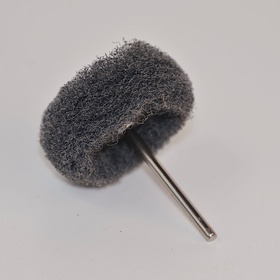 Large Scotchbrite Wheel 1 1/2" Fine