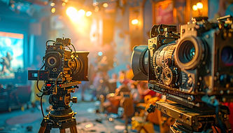 Firefly_extreme closup of cinema camera & projectors, 985907.jpg