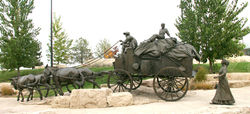 Final  Bronze Wagon - cropped  tweaked - poster
