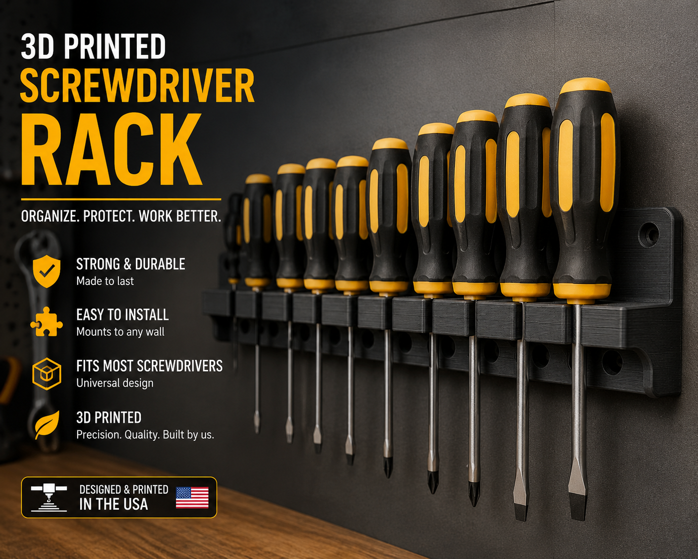SCREWDRIVER RACK