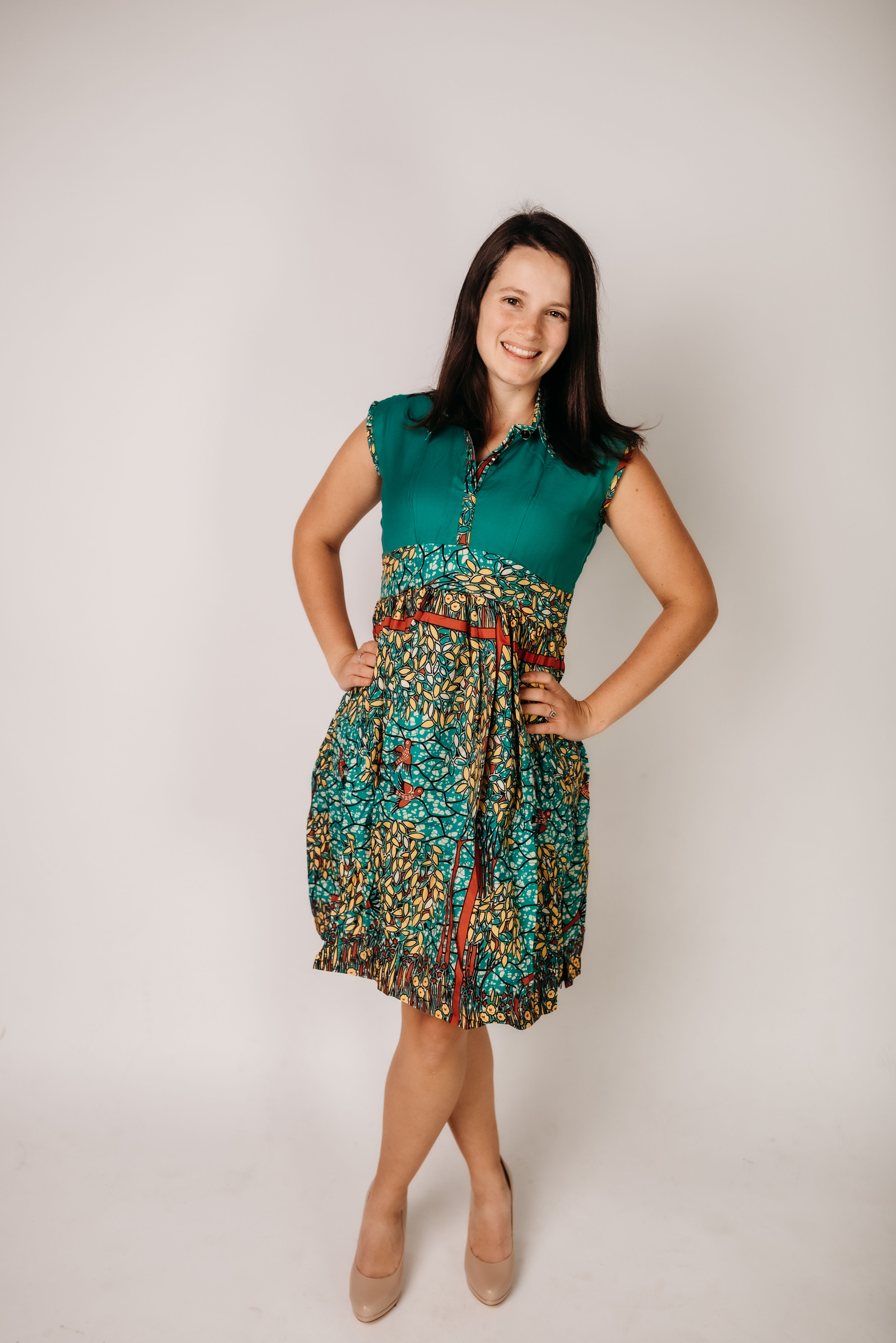 Collar and Button Dress