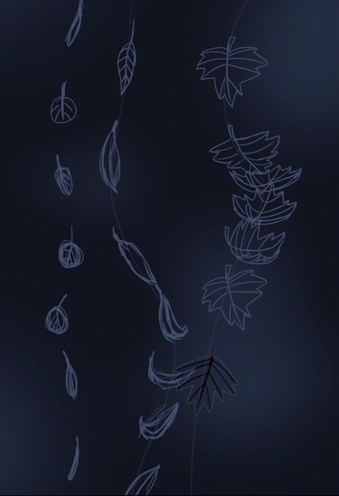 "Leaves" Video Creation Process