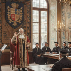 Cette illustration capture un moment clé de l'histoire administrative de la Provence au XVIIe siècle : l'investiture d'Honoré II de Michaelis. En 1662, il accède aux prestigieuses charges de second consul de la ville d'Aix et de procureur du pays.