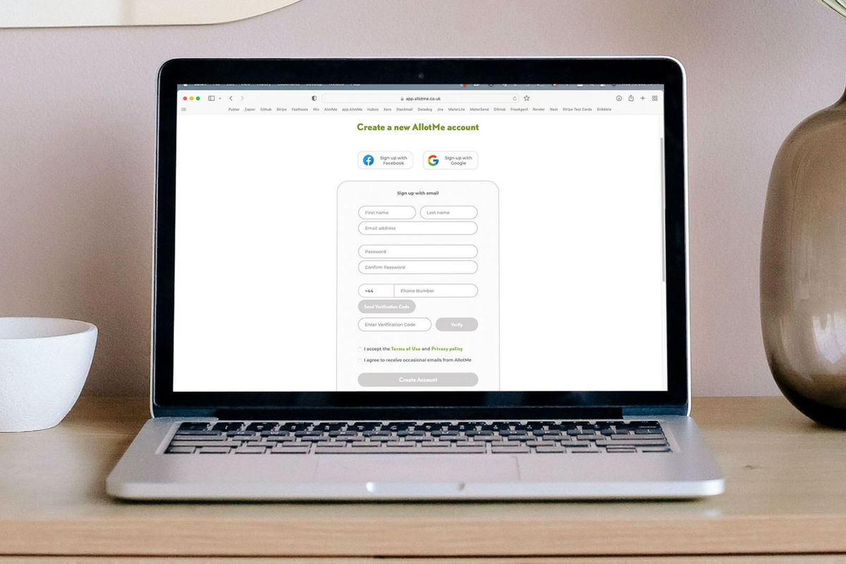 AllotMe Host signup, rent my garden, list my space, allotment plot
