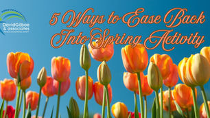  5 Ways to Ease Back Into Spring Activity Spring 