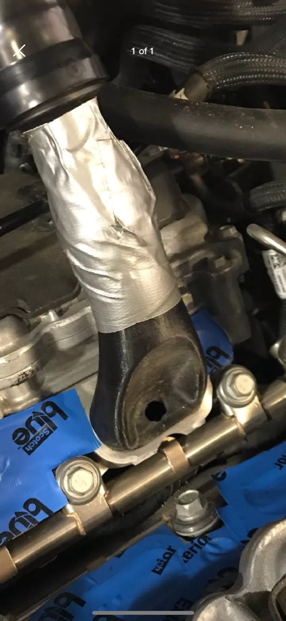 Thumbnail: Chevy V6 3.6 Intake Valve Carbon Cleaner Walnut Blasting Adapter