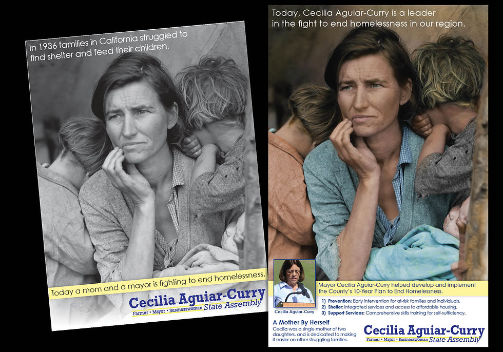 Cecilia Aguiar-Curry, Homeless