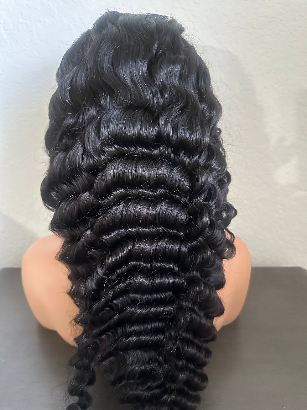 Thumbnail: Hd lace wig deep wave 180 density 