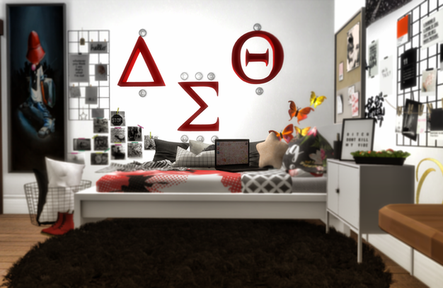 Ebonix Sorority Fraternity Greek Wall Letters