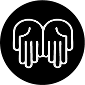Icon of hands open