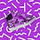 Thumbnail: Metallic High-Tops Front Purple Shoes