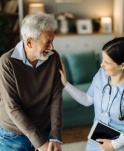 Nurse with Senior Patient