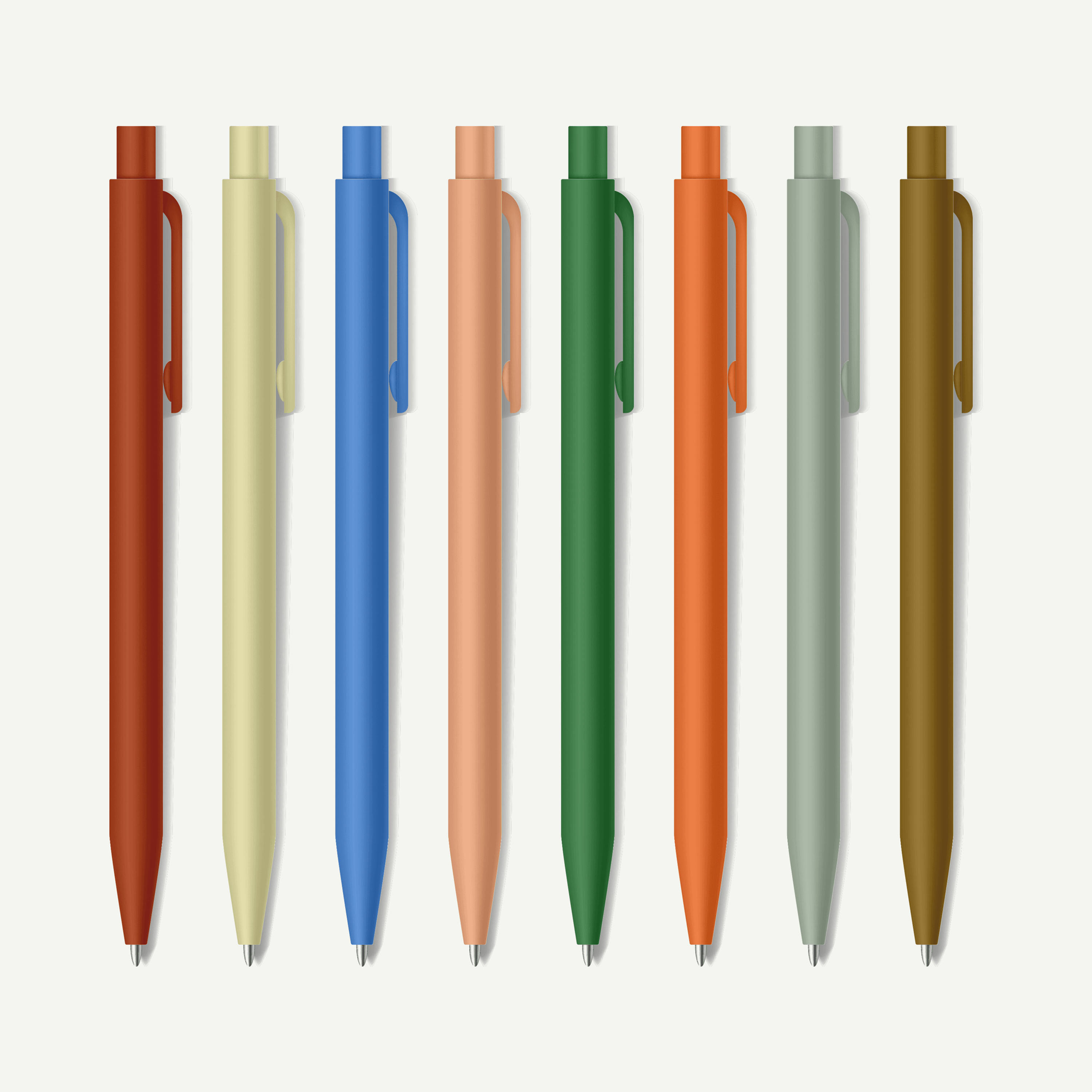 Colorful Pens - Set of 8