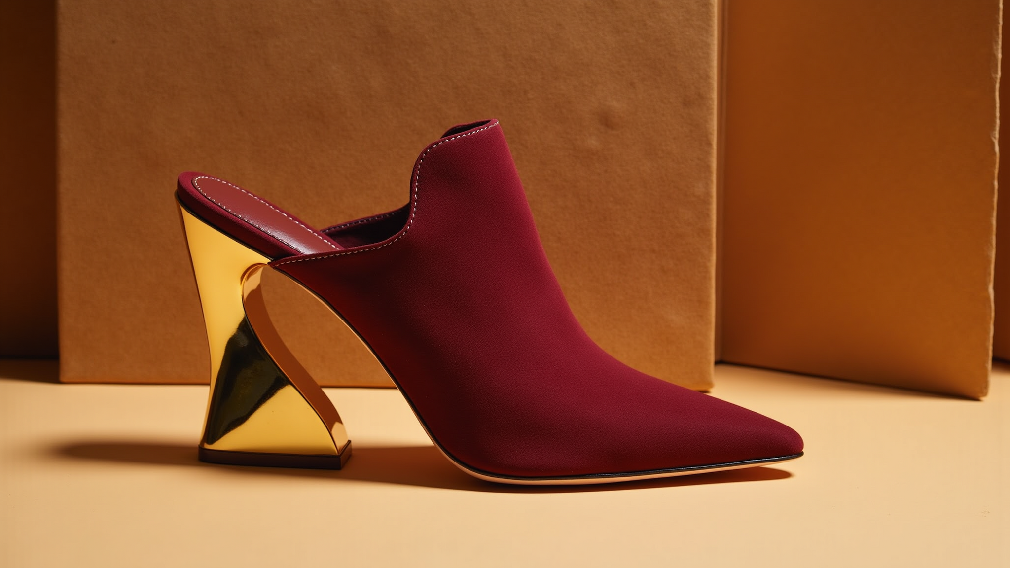 Golden Red Heels
