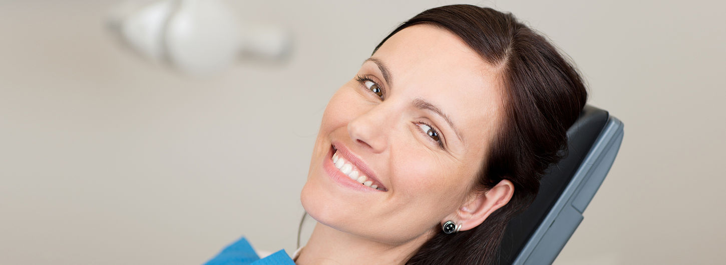 uśmiechnięta pacjentka 