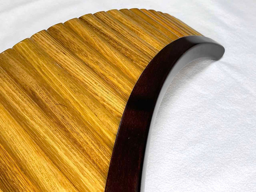 Miniaturbild: L-Panflöte "Standard" aus Akazie (22 Rohre)