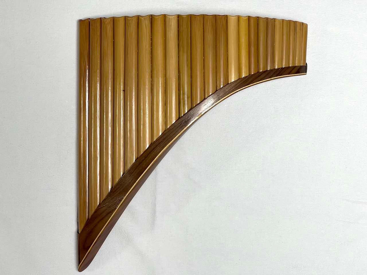 L-Panflöte "Pro" aus Bambus (22 Rohre)