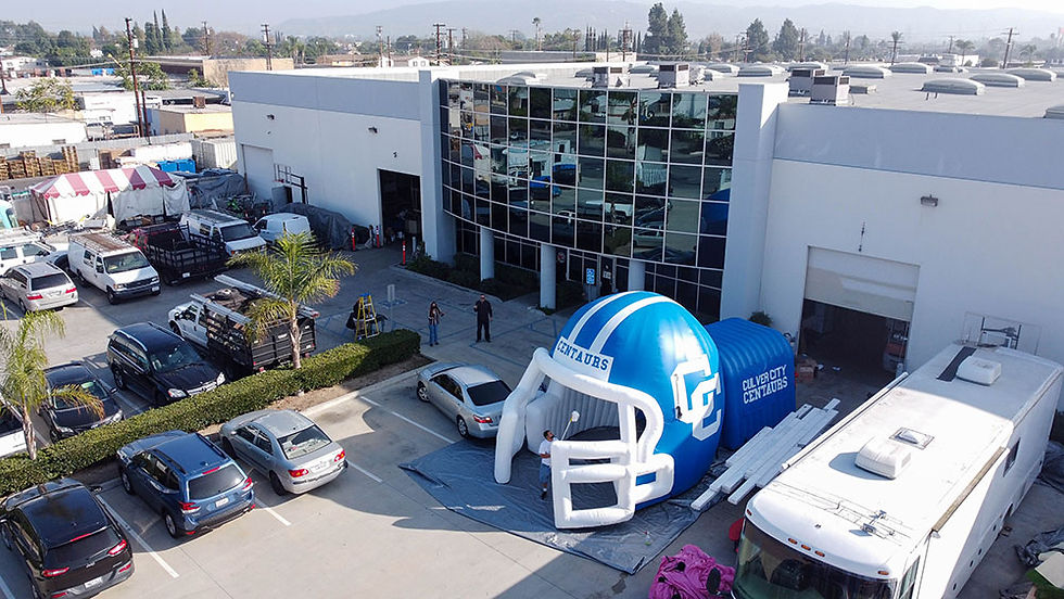 Custom Giant Inflatable Football Helmet Tunnel Centaurs For Sale