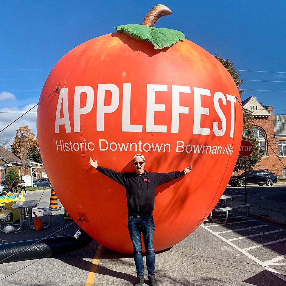Custom Inflatable Apple.