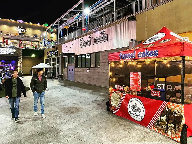 10x10 Canopy for Funnel Cakes