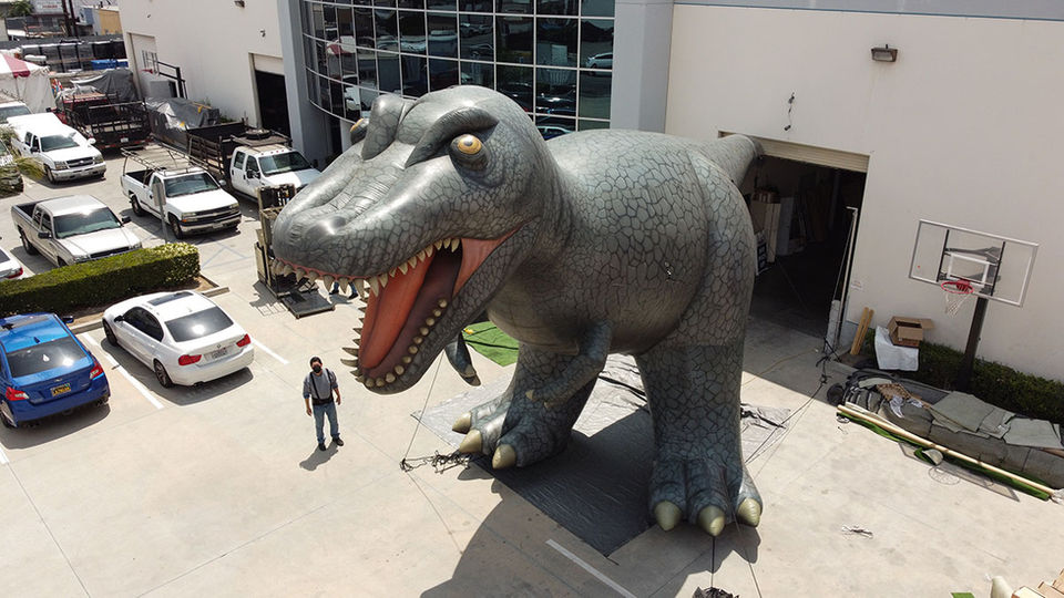 Giant Scary Inflatable T Rex