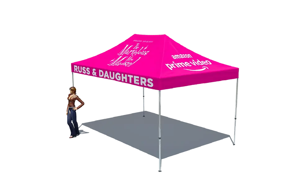 Russ & Daughters x Marvelous Mrs. Maisel 10x15 Custom Canopy