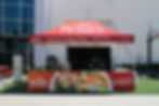10x15 Custom Food Tent Rosas Bermuda Restaurants