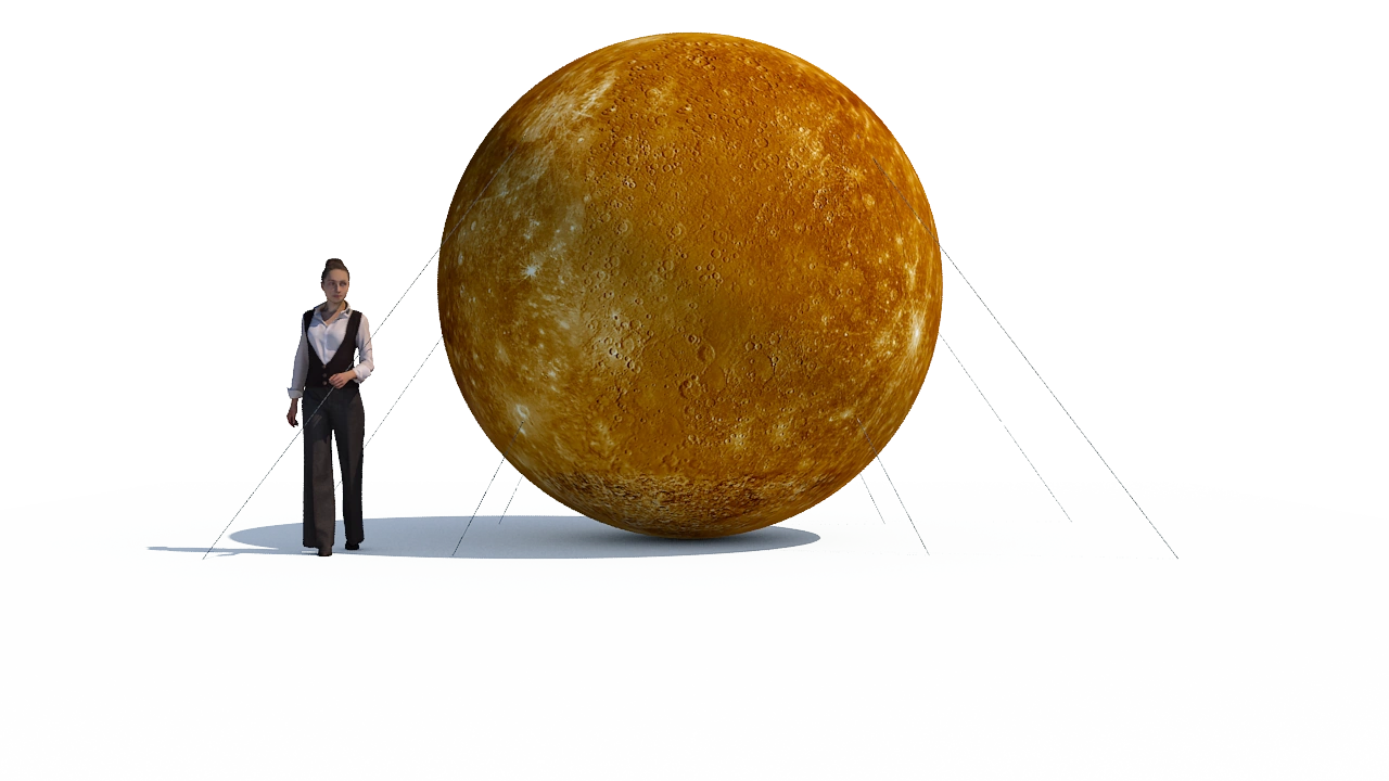10ft Inflatable Planet Mercury